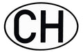 CH-Schild Moto zum aufkleben