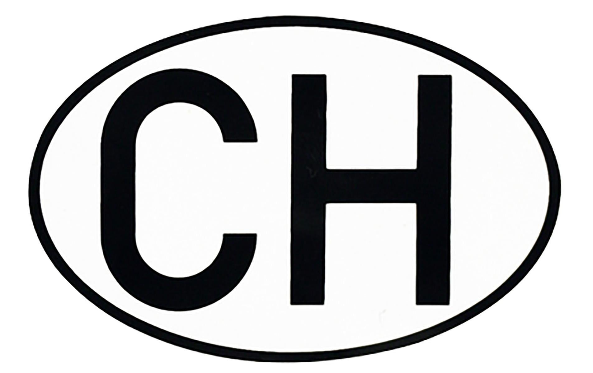 CH-Schild Moto zum aufkleben