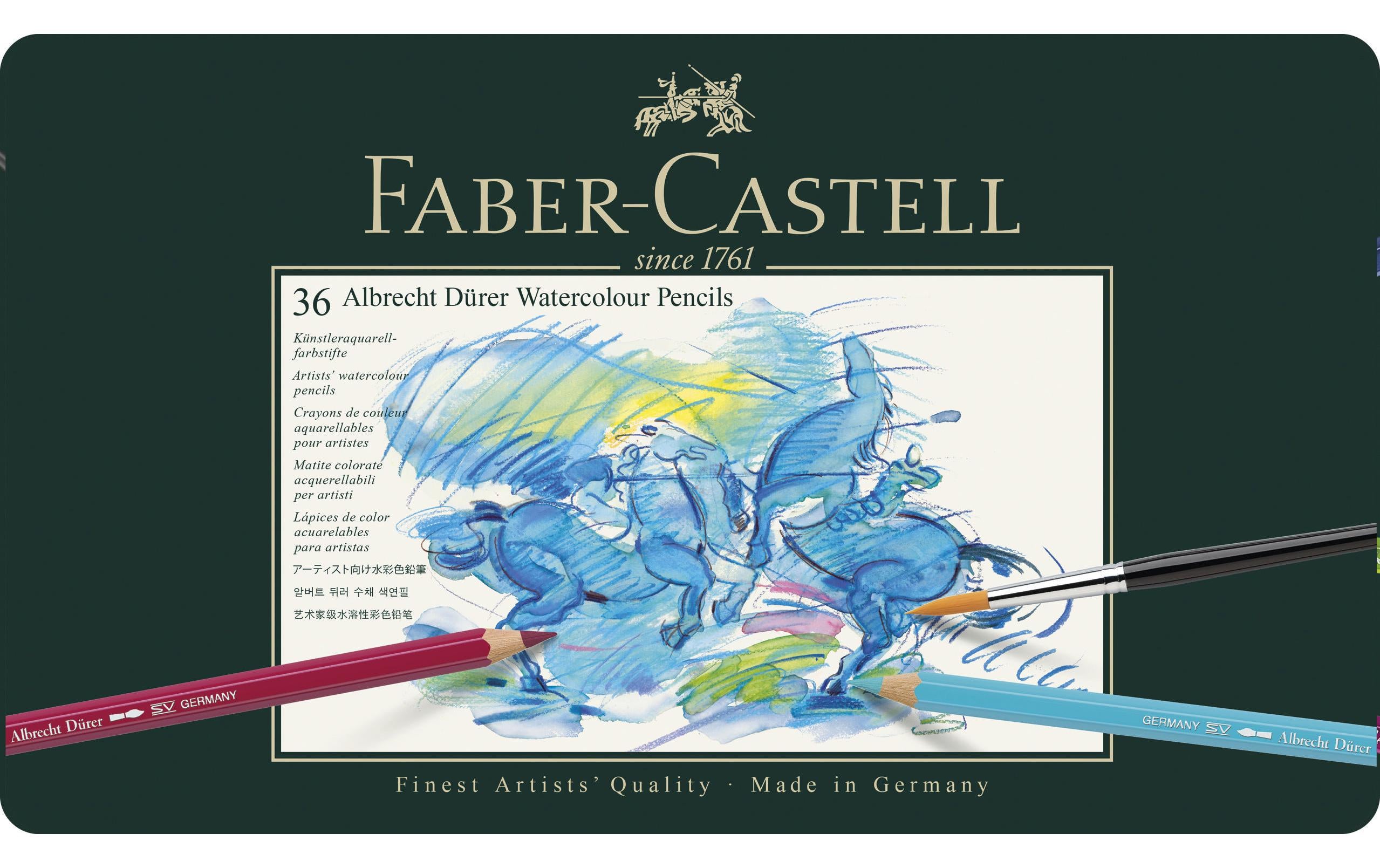 Faber-Castell A. Dürer Aquarellfarbstifte 36er Metalletui