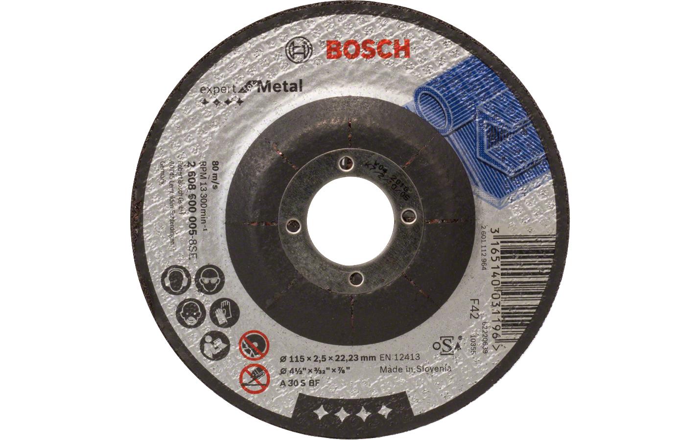 BOSCH Trennscheibe Metal  A 30 S BF 115mm g für Metall