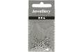 Creativ Company Quetschperlen silber, 2 mm, 100 Stück
