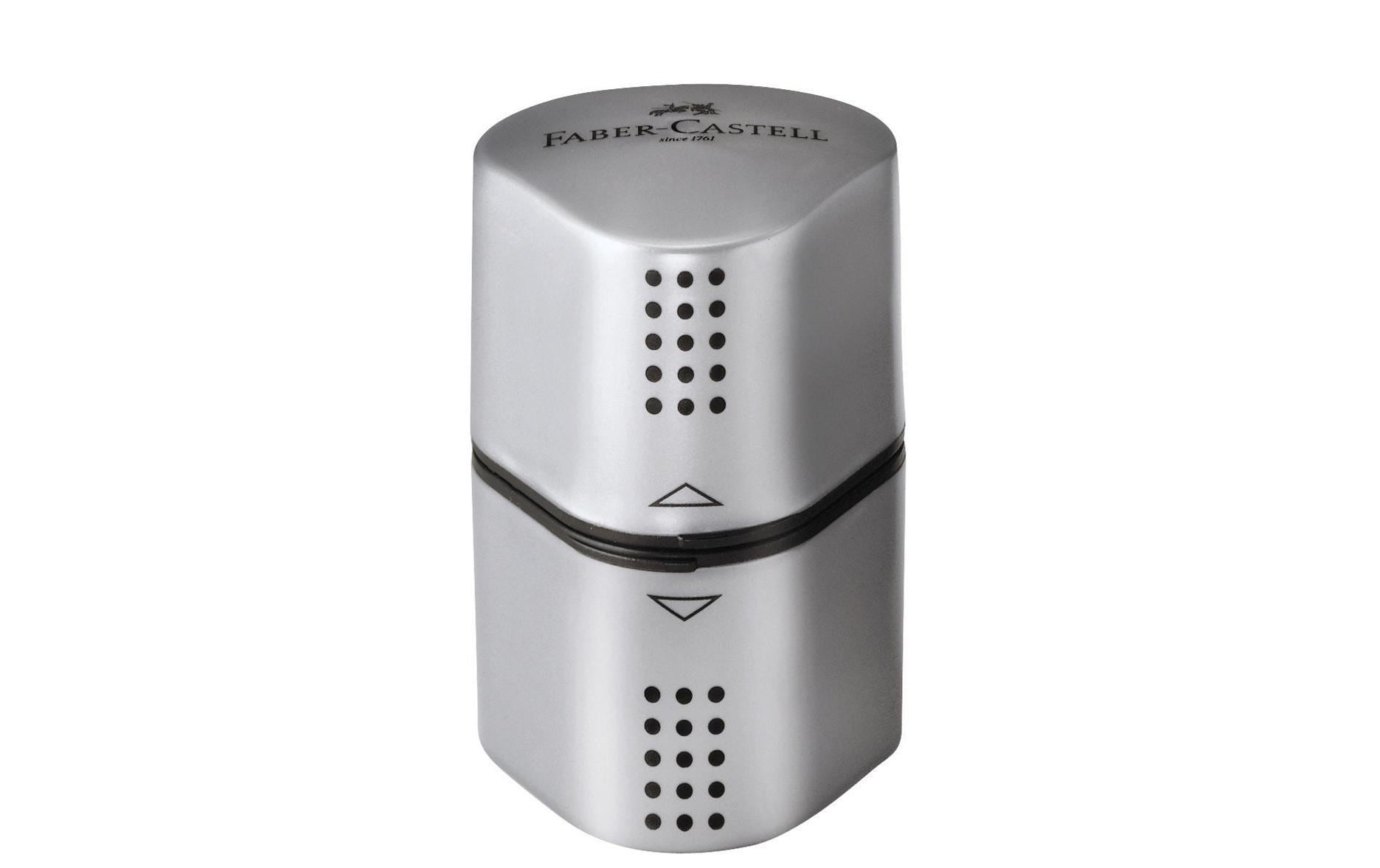 Faber-Castell Dreifachspitzdosen Grip2001 Silber