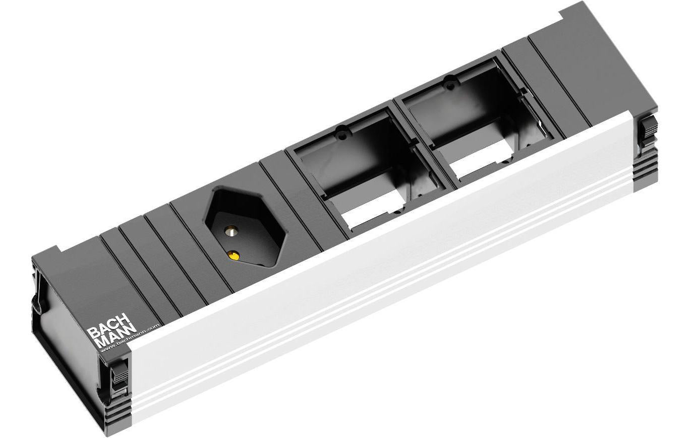 Steckdoseneinheit CONI, 1xT13, 2xCustom 2x Abdeckung leer