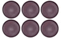 Bitz Speiseteller 27cm schwarz/violett 6 Stk., 27cm Durchmesser, Stoneware