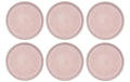 Bitz Speiseteller 27cm grau/rosa 6 Stk., 27cm Durchmesser, Stoneware