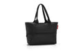 Reisenthel Schultertasche shopper e1 black, Volumen kann vergrössert werden