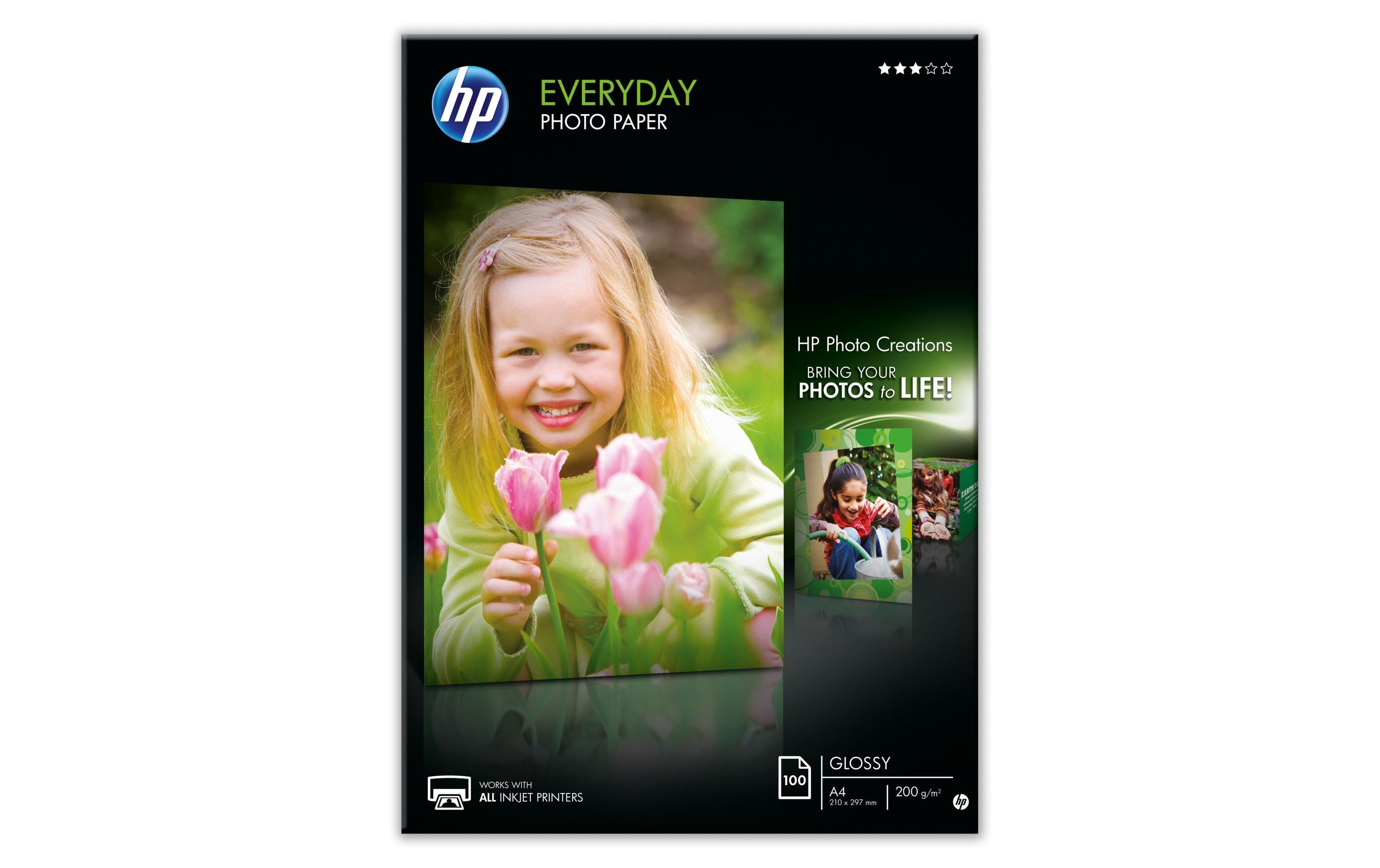 HP Everyday Photo Papier A4 200g/m2 100 Blatt / glossy