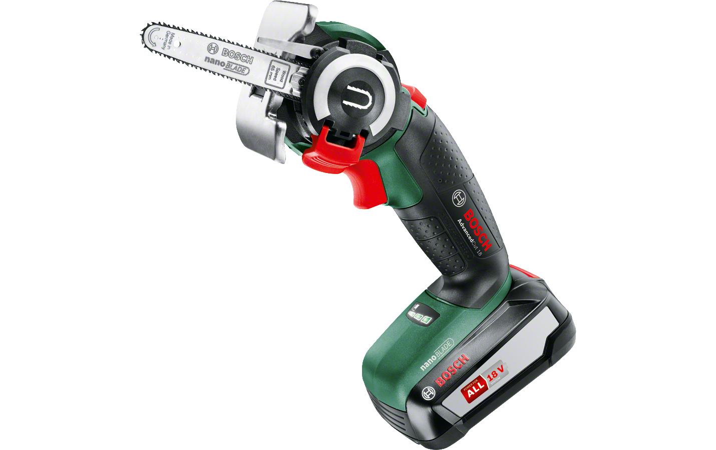 BOSCH AdvancedCut 18, 1 Akku (Set) Inklusive Koffer