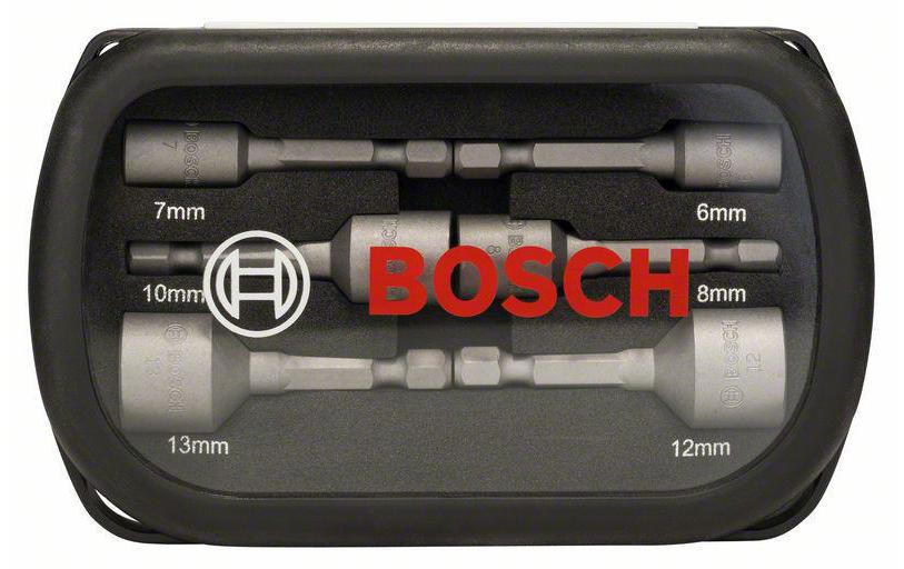 BOSCH Steckschlüssel-Set 6-teilig 6-teiliges Set, Länge 50mm