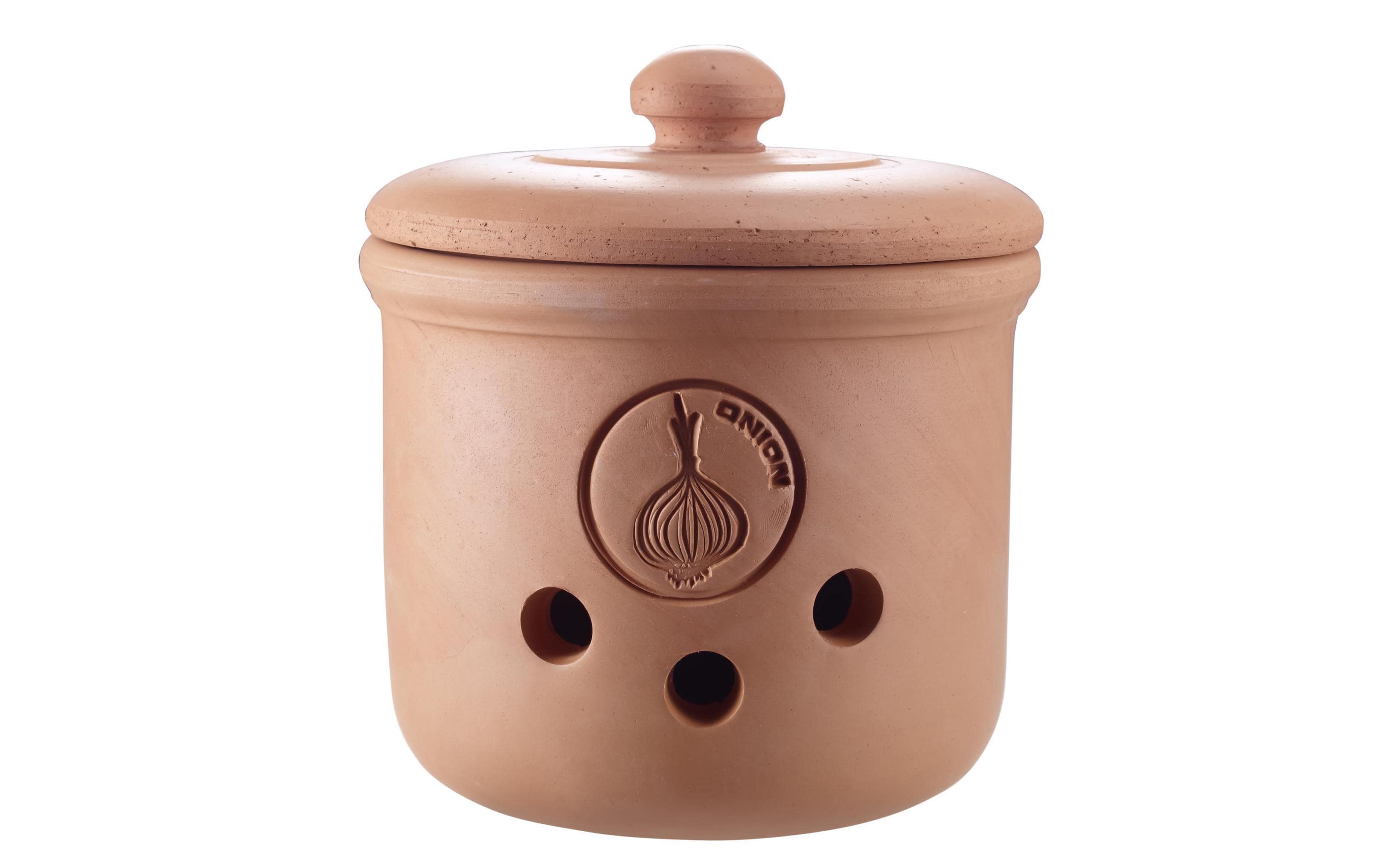Moha Cipo Zwiebelbehälter Terracotta Durchmesser 14 cm