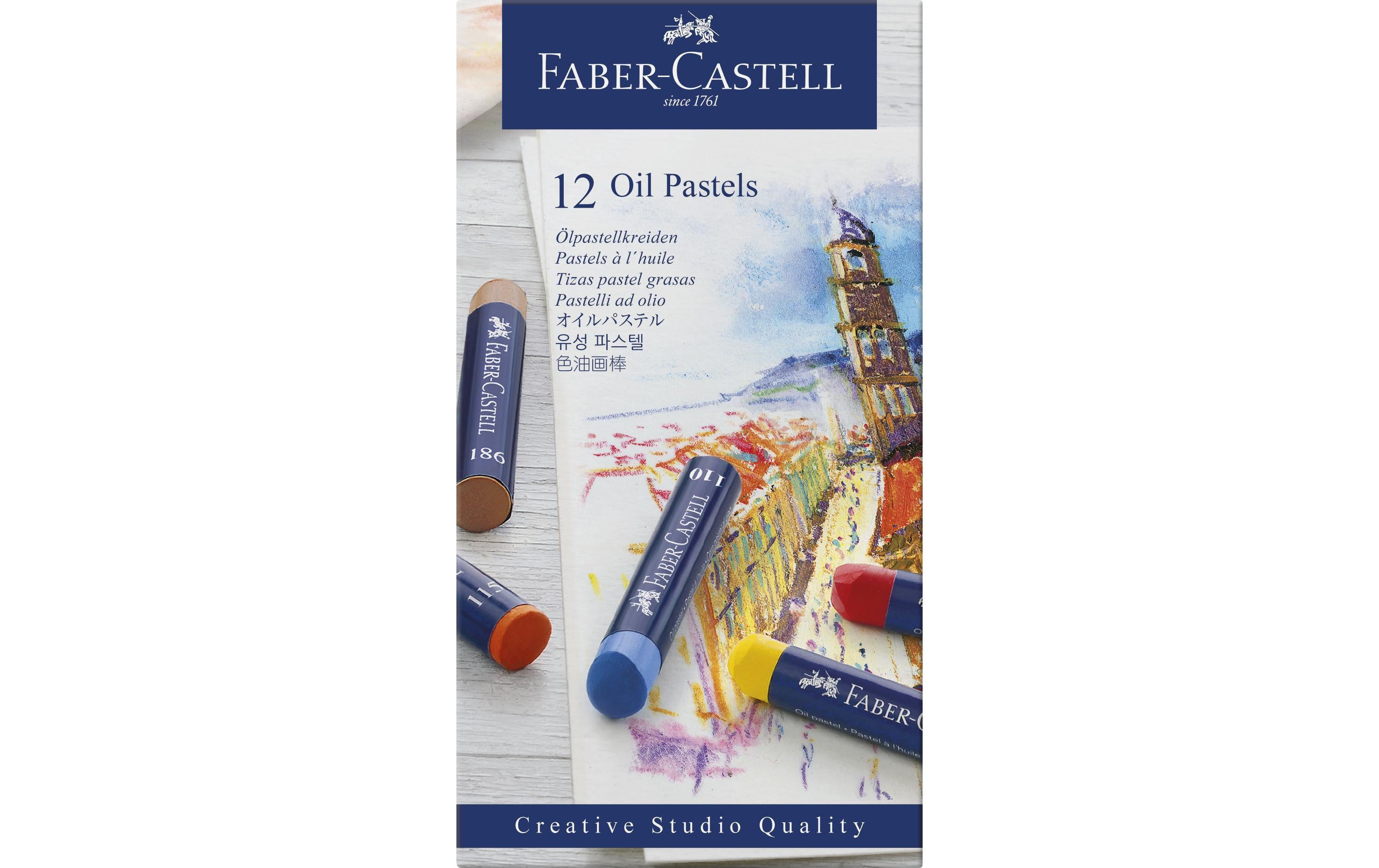 Faber-Castell C. Studio Ölpastellkreide 12er Kartonetui,