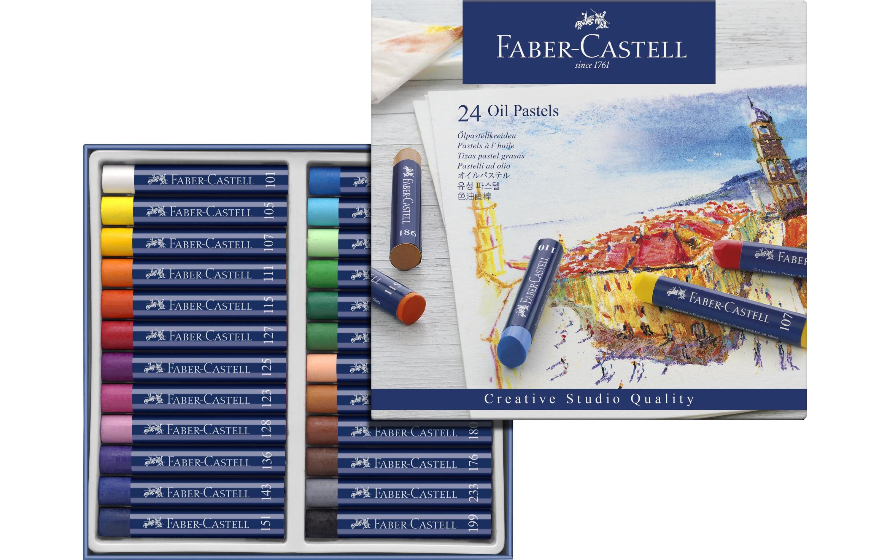 Faber-Castell C. Studio Ölpastellkreide 24er Kartonetui,