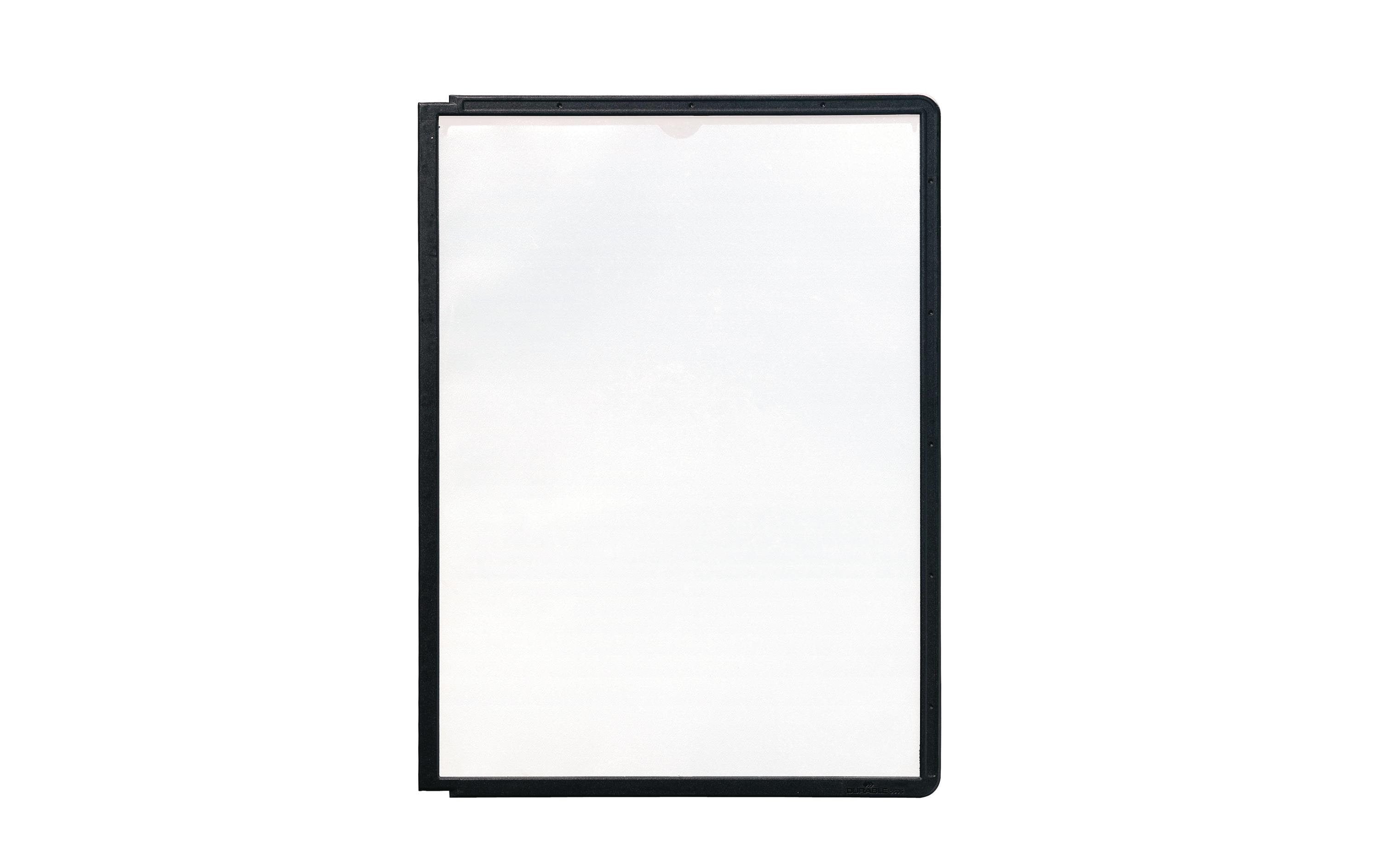 Durable Sherpa Sichttafel A4 5 Stück, schwarz