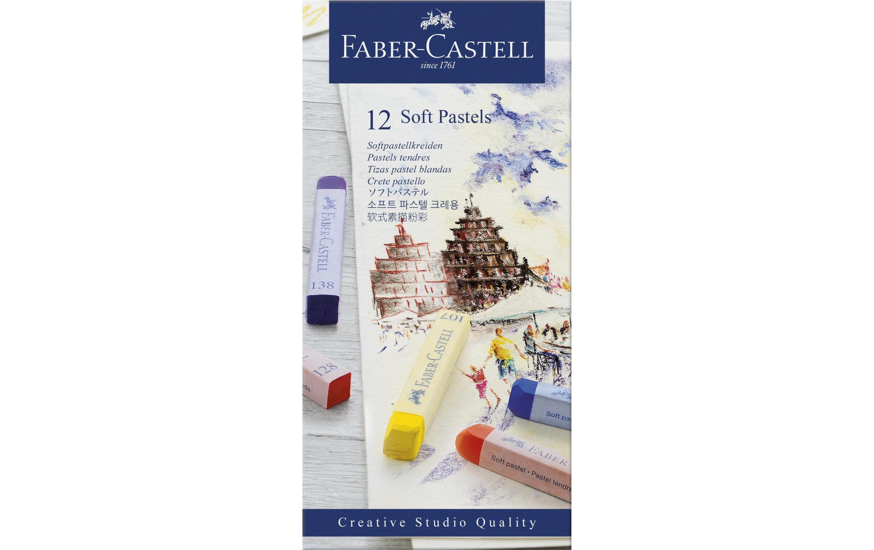 Faber-Castell Softpastellkreide Studio 12er Kartonetui,