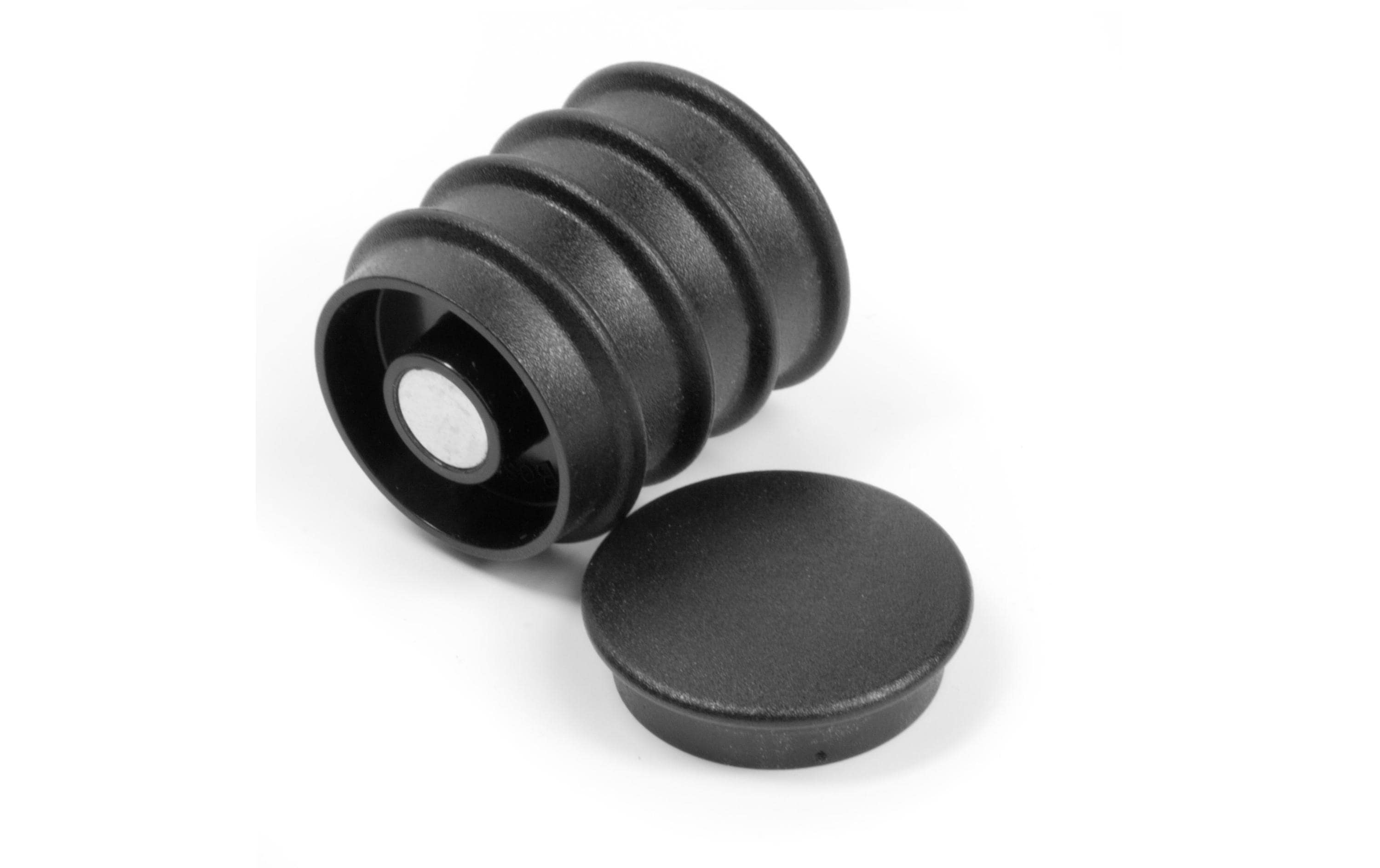 Supermagnet Haftmagnet rund schwarz Haftkraft: ca. 1.5 kg, Inhalt: 5 Stk.,