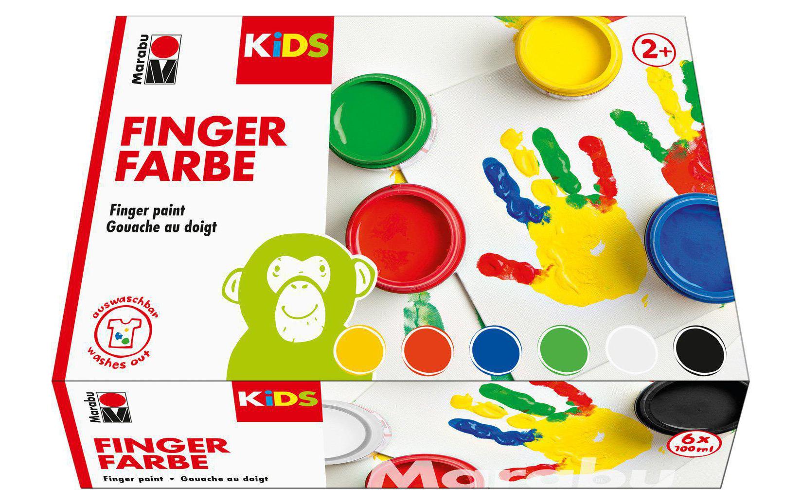 Marabu Fingerfarbe 6 x 100ml