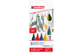 Edding Textilmarker 4500, 5er Set (rot, gelb, blau, grün, schwarz)