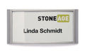 Durable Namenschild Classic mit Kombiklemme 30 x 65 mm, 10 Stück