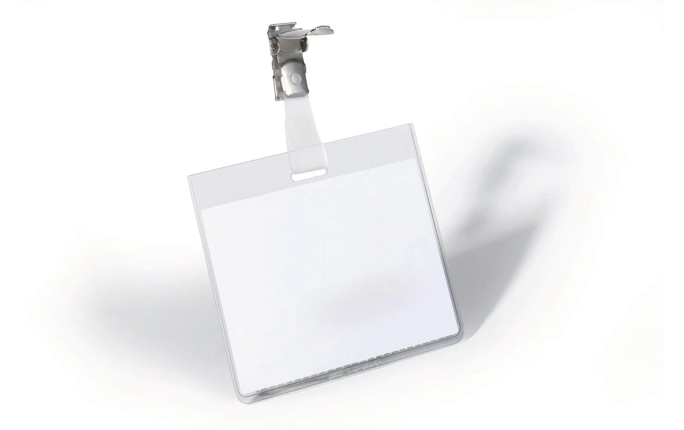 Durable Namensschild Clip 90 x 60 mm Pack à 25 Stück