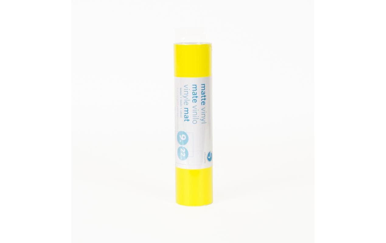 Silhouette Mattes Vinyl lemon 1 Rolle, 23 cm x 300 cm