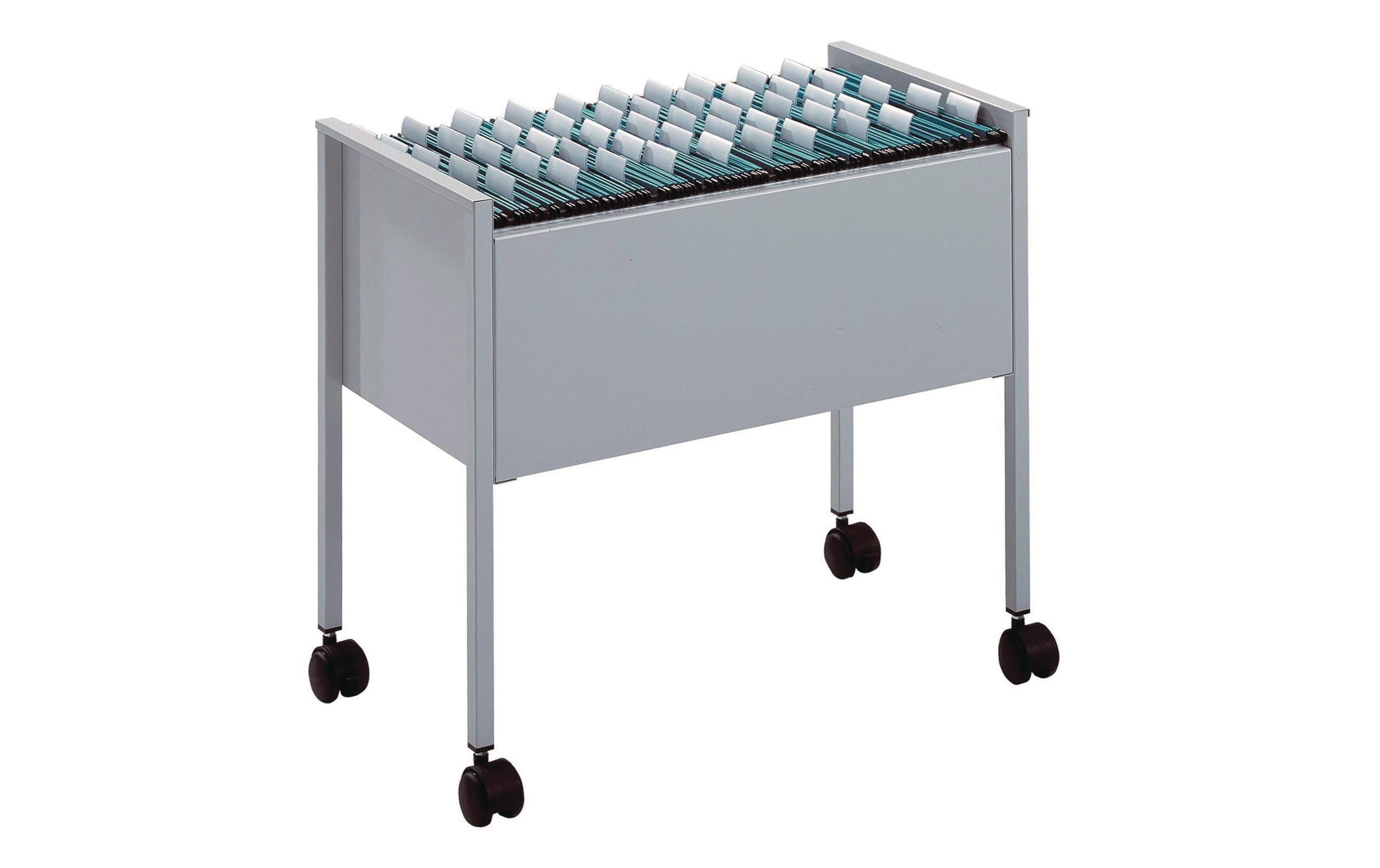 Durable Hängemappenwagen Economy 80 A4, Hängemappen A4 mit 4 Rollen,
