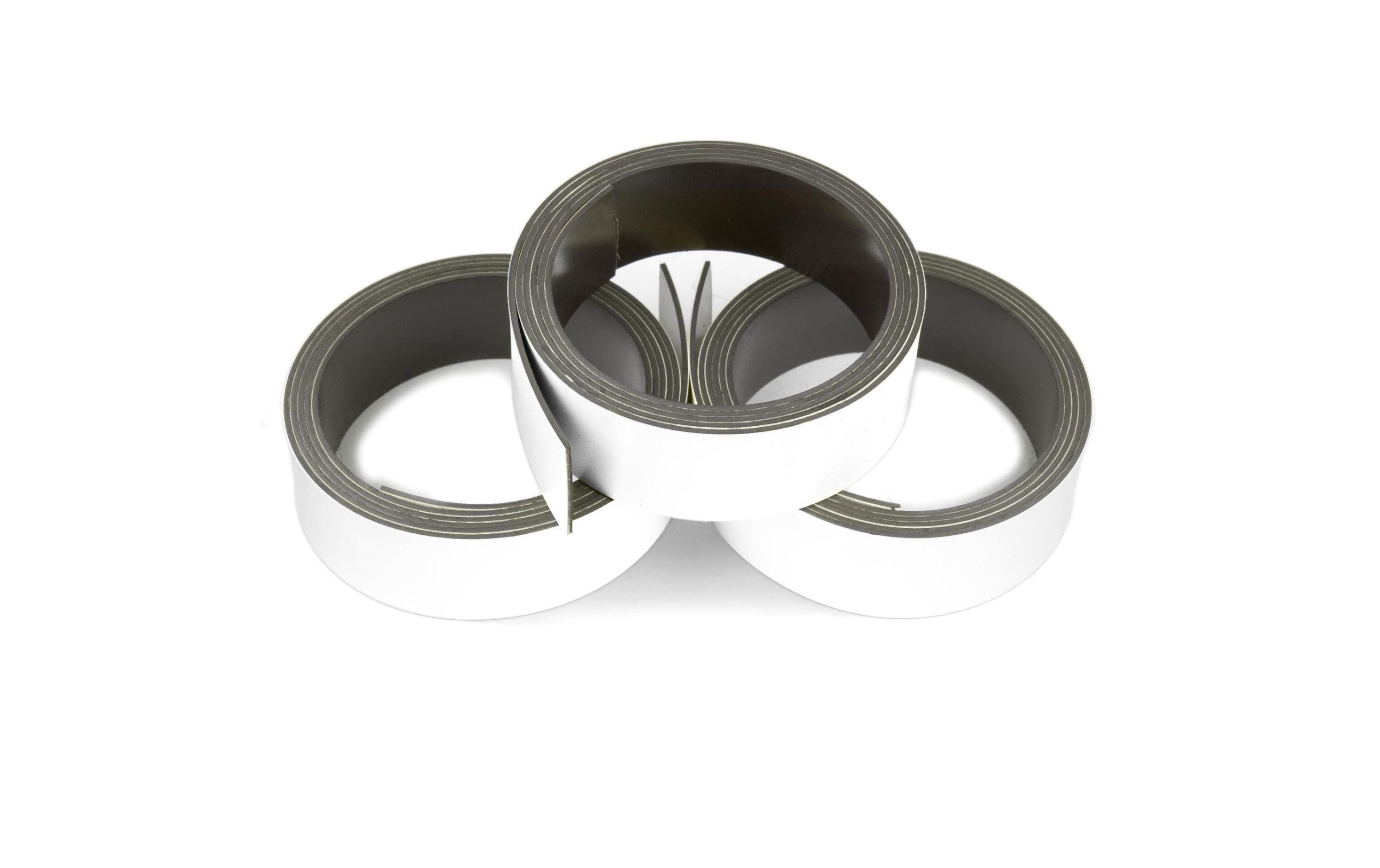 Supermagnet Magnetband weiss Breite: 20mm, Länge: 1m