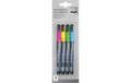 Sigel Kreidemarker 20 bund Rundspitze 1-2mm, pink/gelb/grün/blau