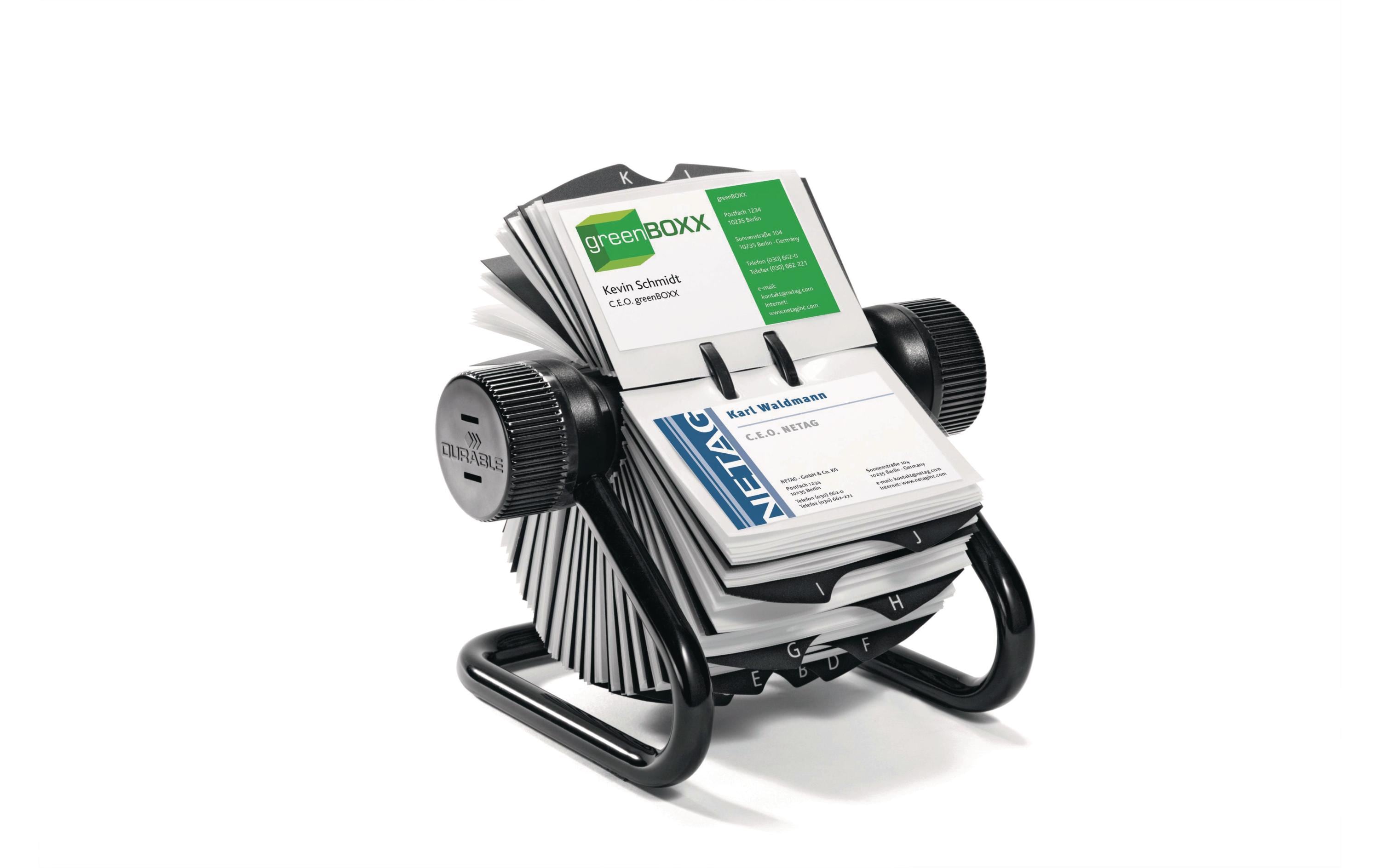 Durable Visifix Rollkartei schwarz