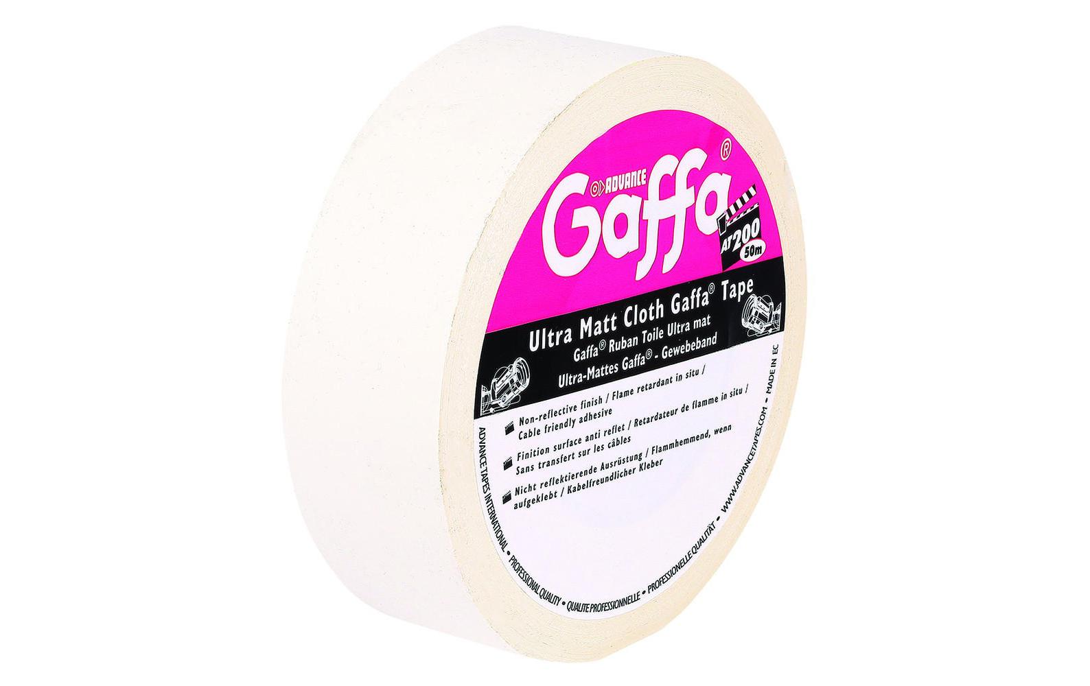 Advance AT 200 Gaffa-Tape matt weiss Gewebeband
