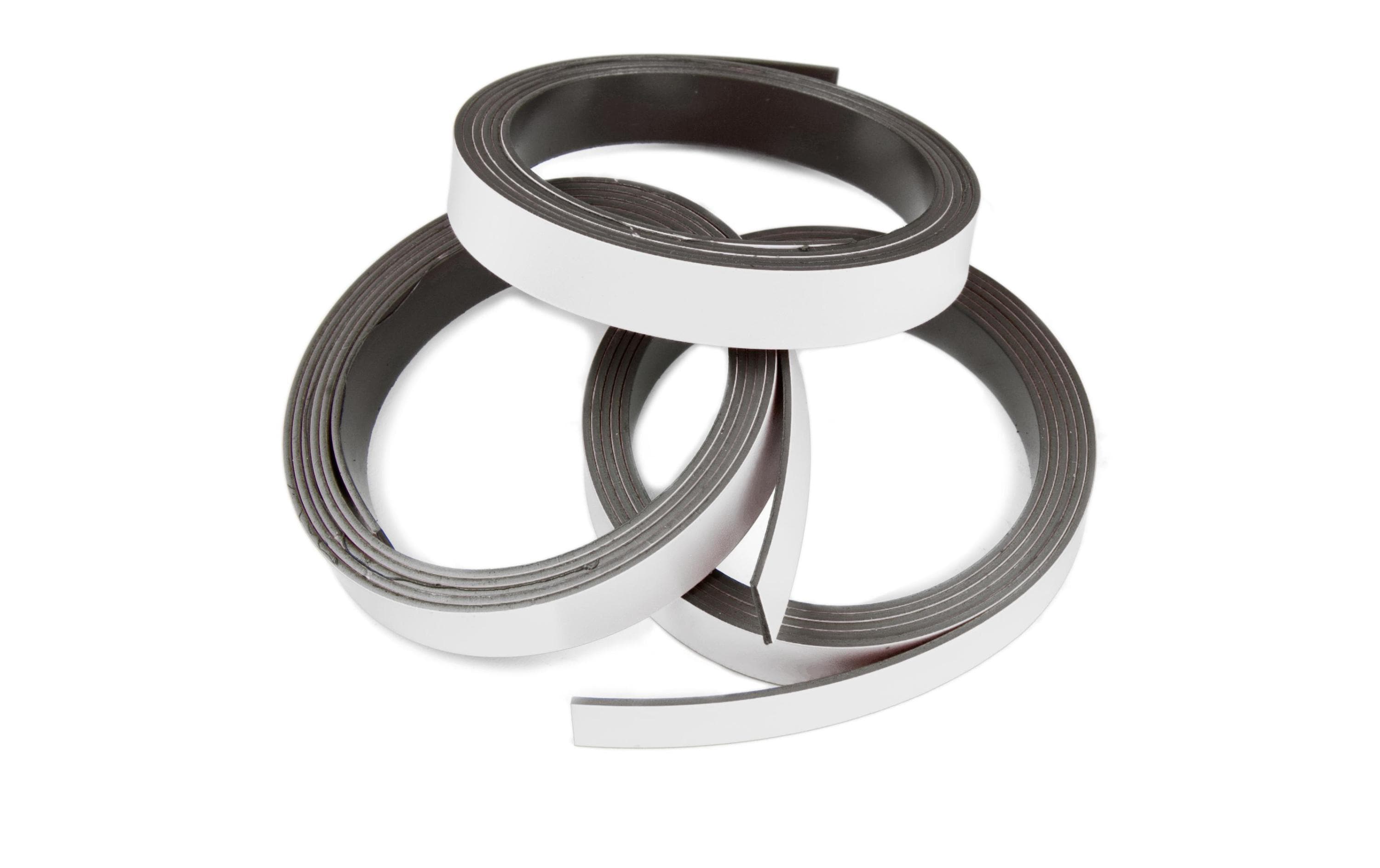 Supermagnet Magnetband weiss Breite: 10mm, Länge: 1m