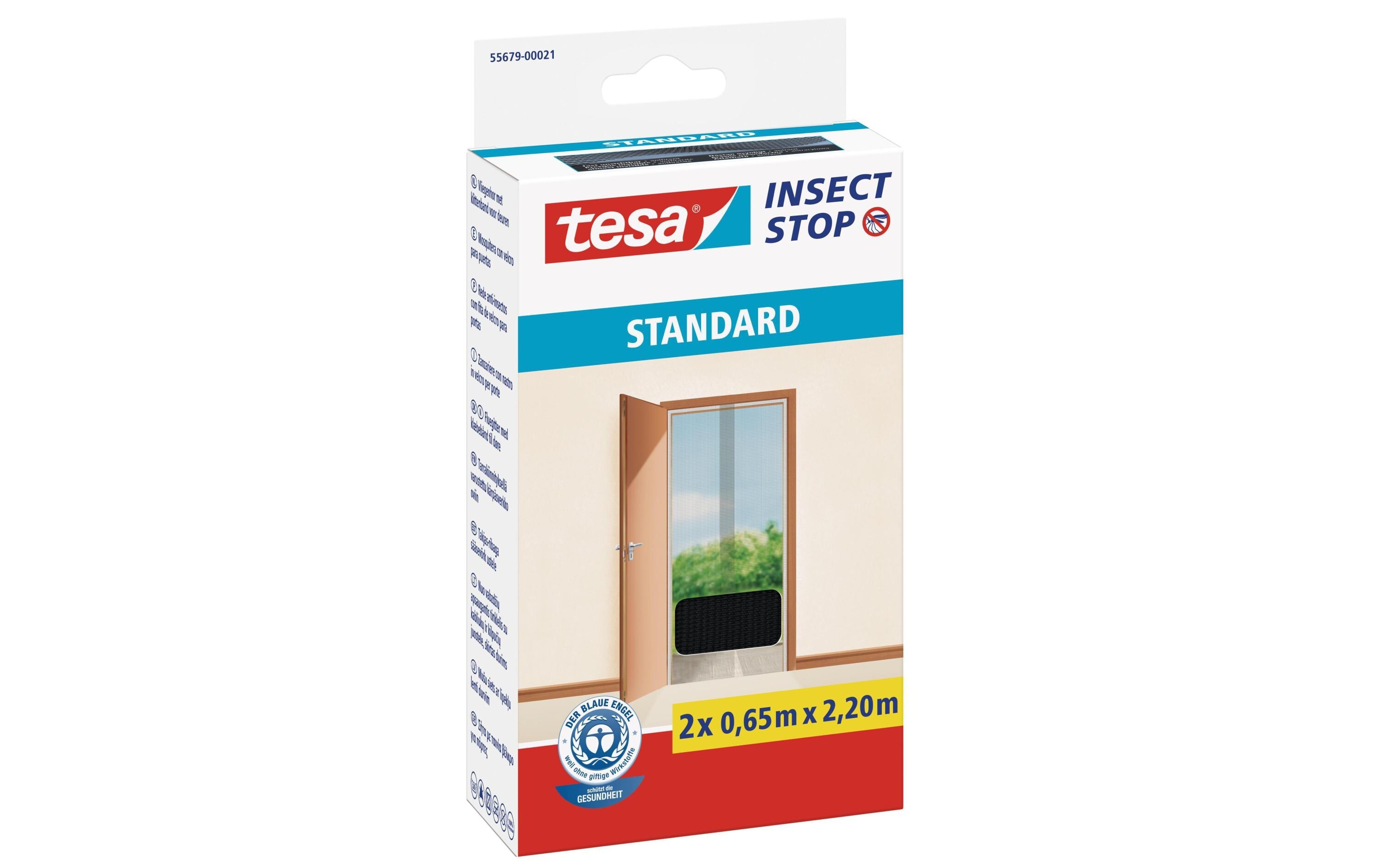 Tesa Insect Stop Standard Türen anthrazit Grösse: 2x 0.65m x 2.2m,