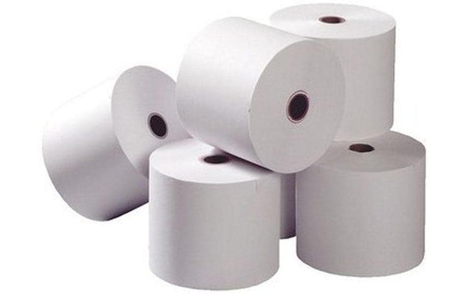 Sharp Kassenrolle für Sharp Registrierkasse A102B, A207, A213 und A303, 5er Pack