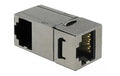 Delock Keystone Modul Cat.6, geschirmt extern:RJ45 Buchse, Intern:RJ-45 Buchse 90°