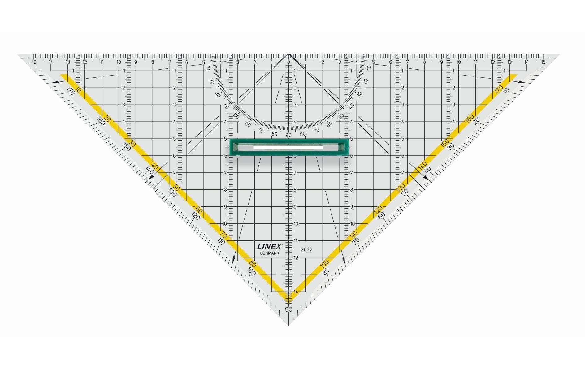 Linex: Geometriedreieck 32cm Geo-Dreieck
