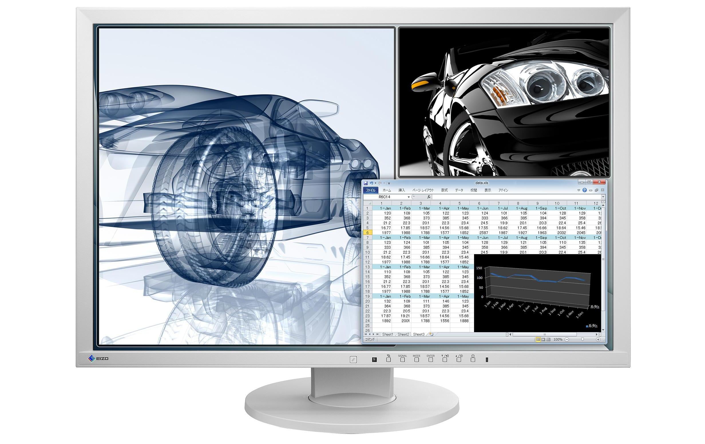 EIZO EV2430W-Swiss Edition 24.1" grau