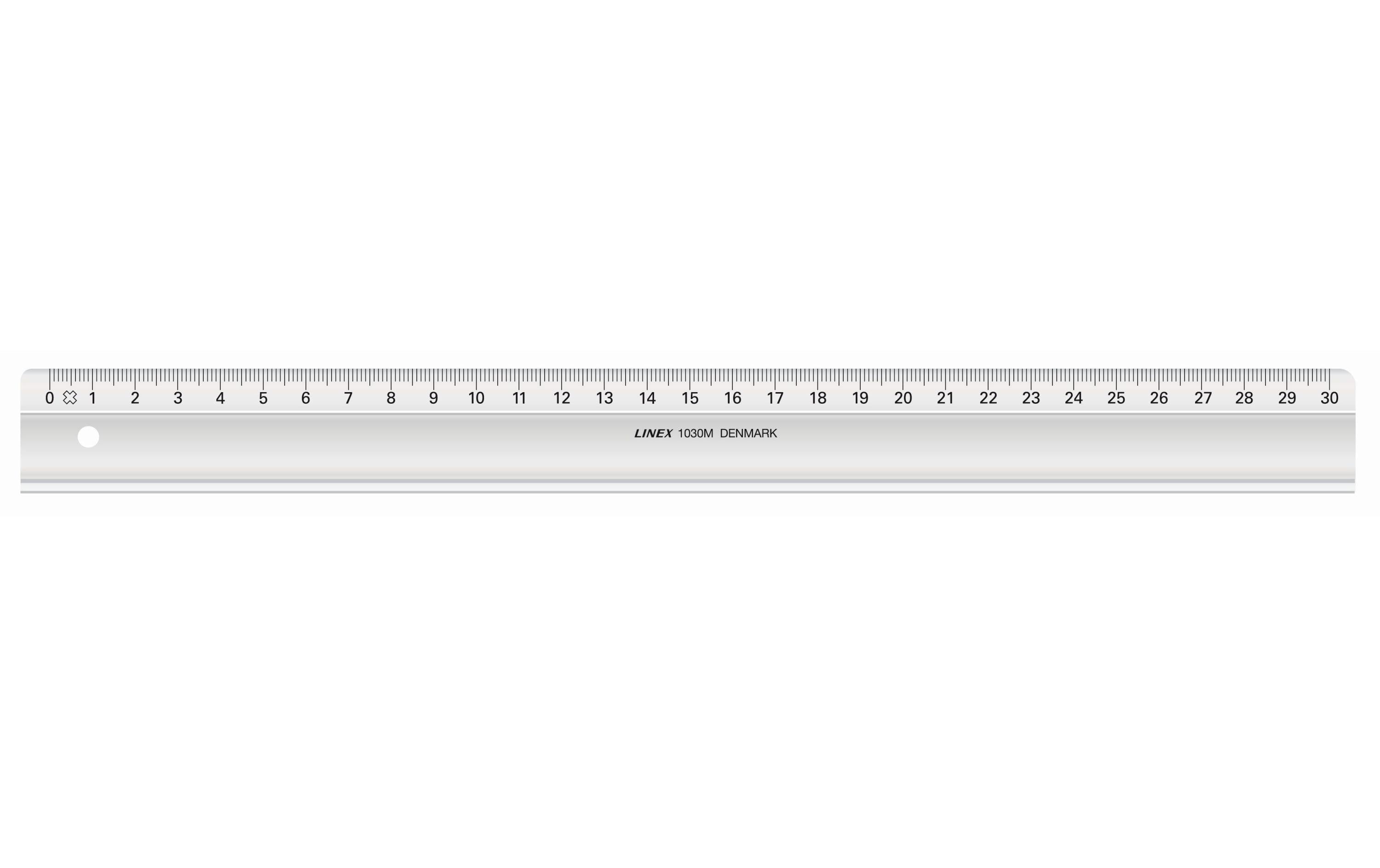 Linex: Lineal 30cm, Tuschekante Lineal 30cm