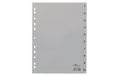 Durable Register A4 Hoch 1-10,grau Teilung/Blatt: 10