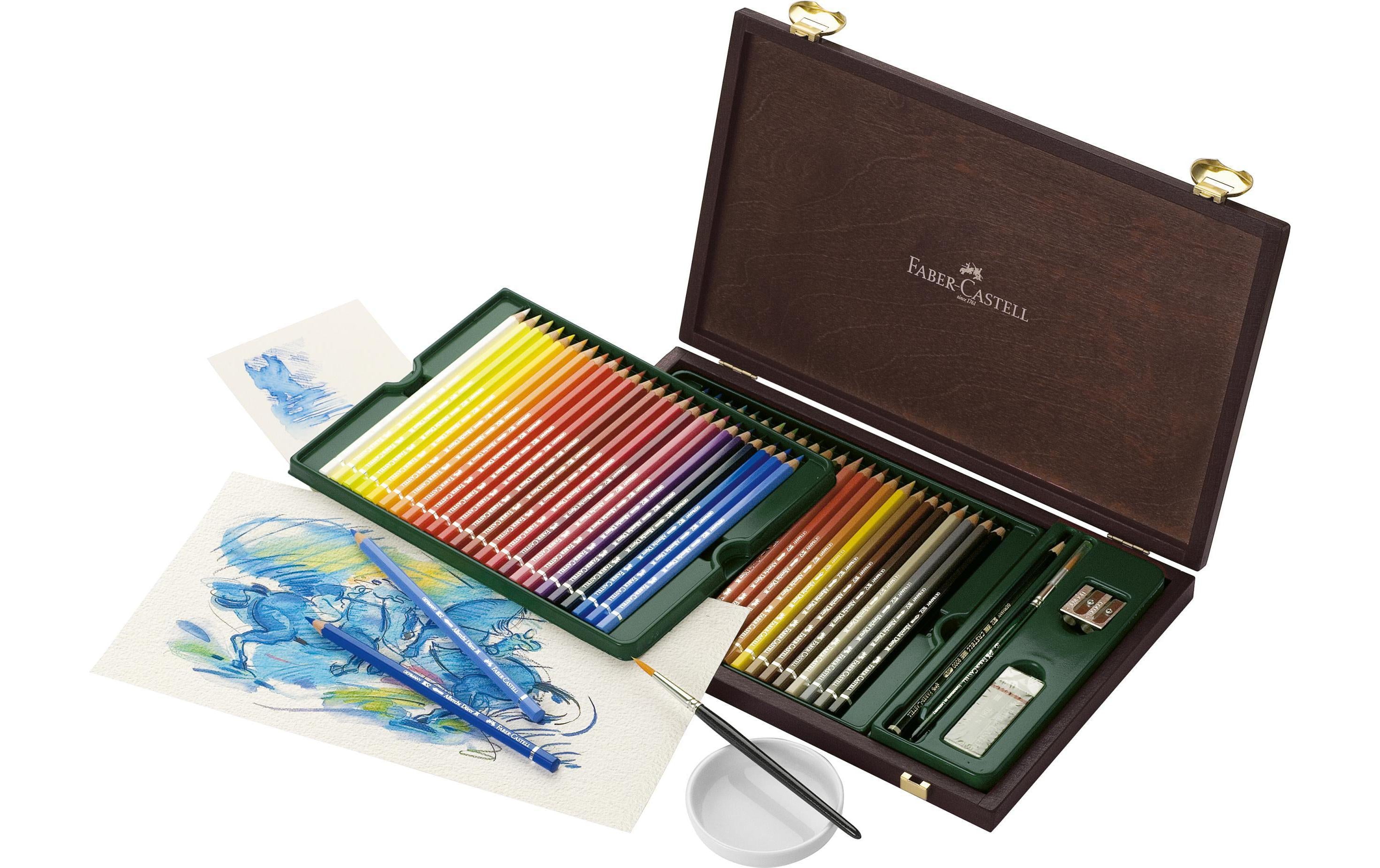 Faber-Castell A. Dürer Aquarellfarbstifte 48er Holzkoffer