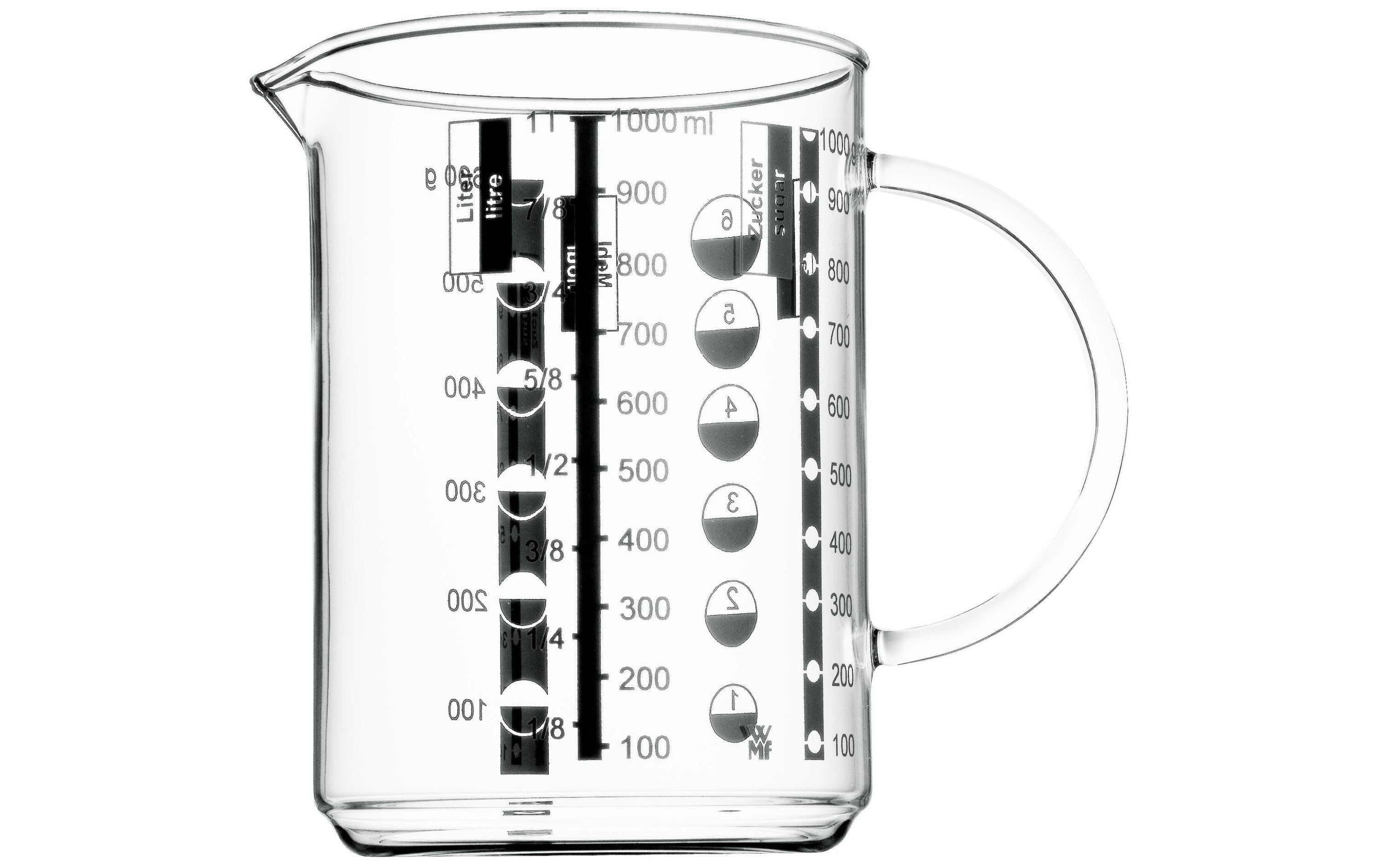 WMF Messbecher 1 Liter Gourmet Fassungsvermögen 1 Liter