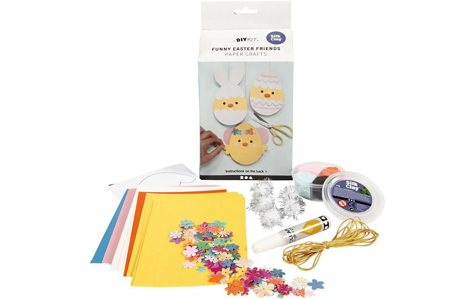 Creativ Company Bastelset Osterdekoration Funny Easter Friends