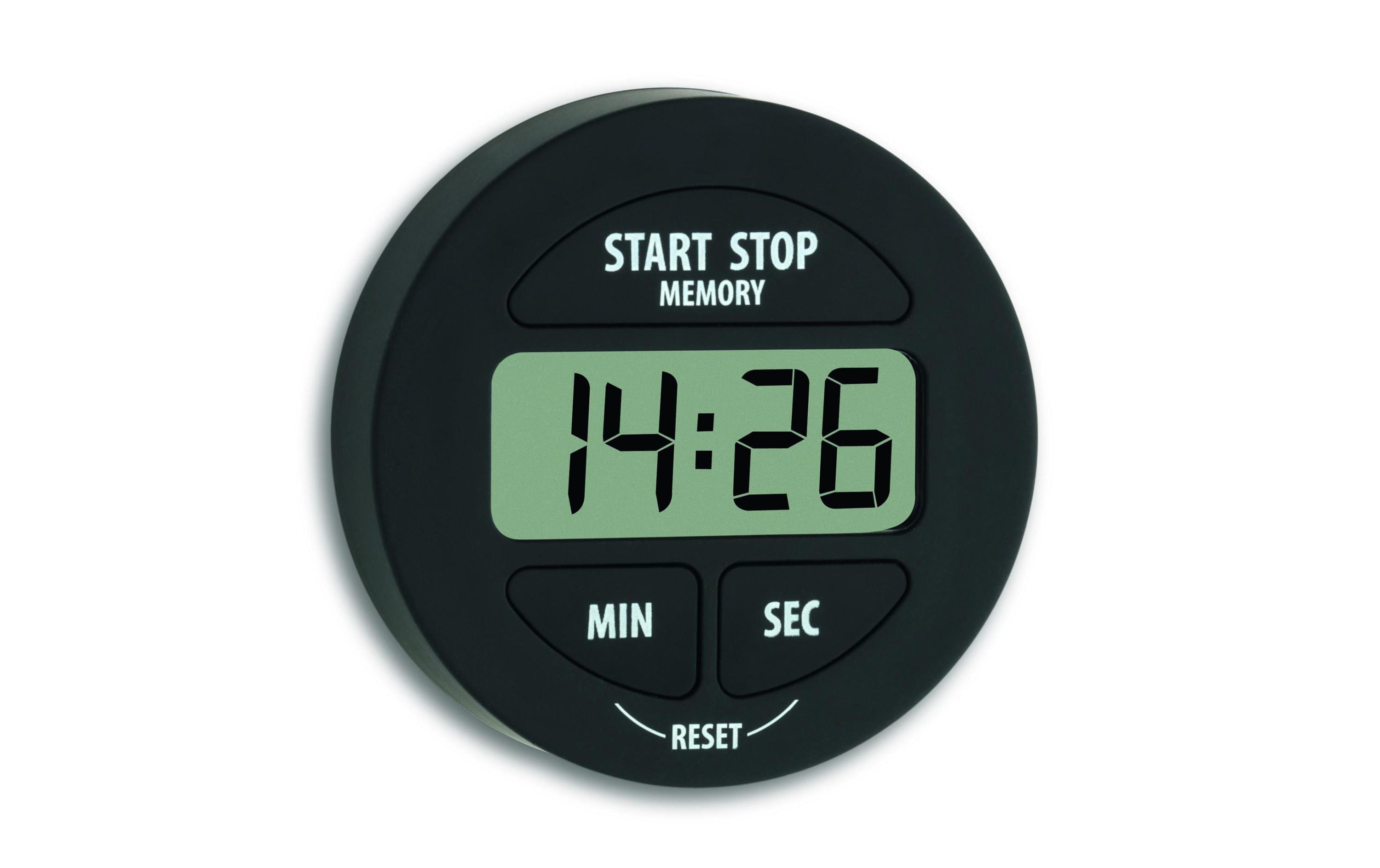 TFA Timer schwarz Digital
