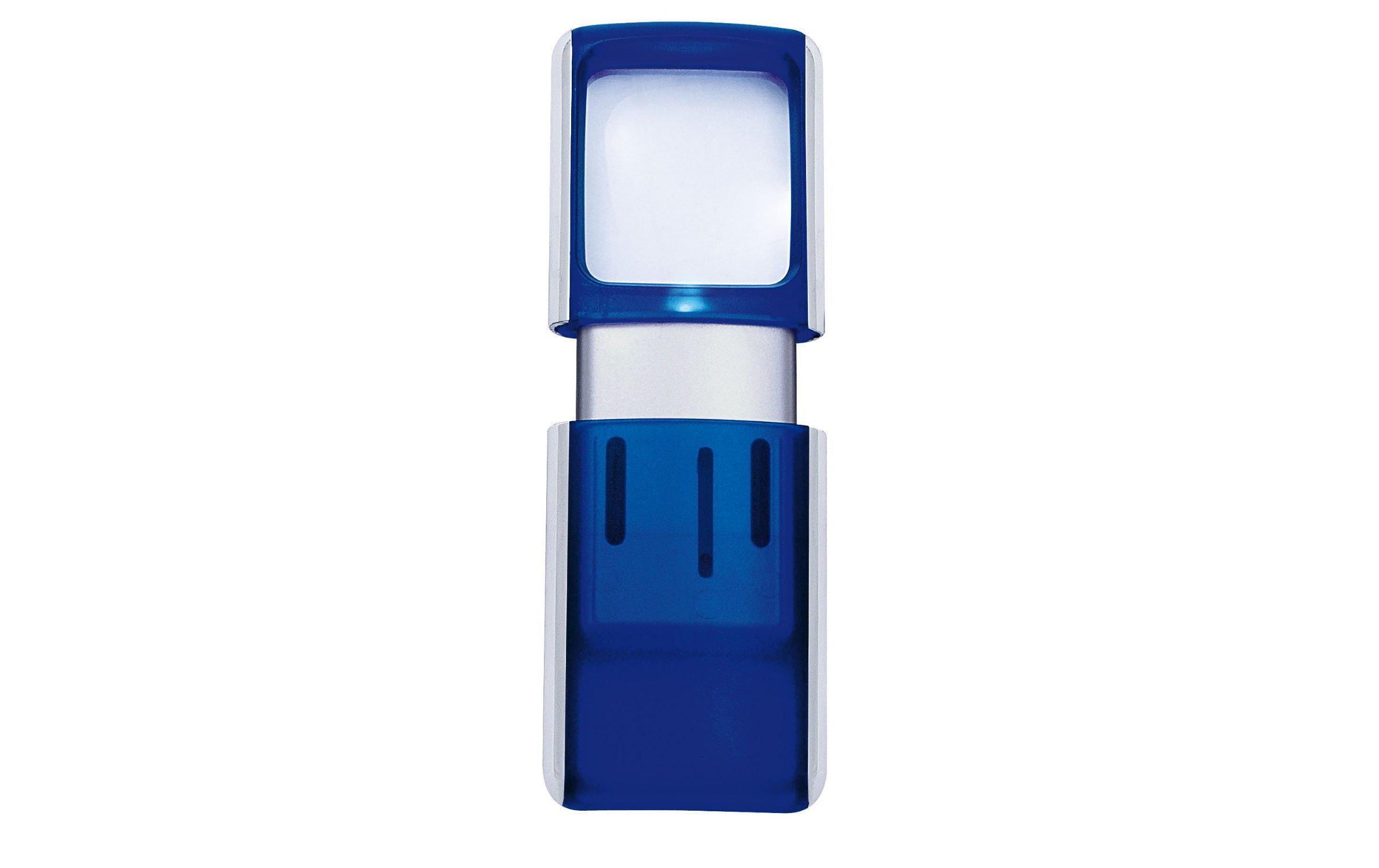 WEDO Rechtecklupen mit LED Beleuchtung blau