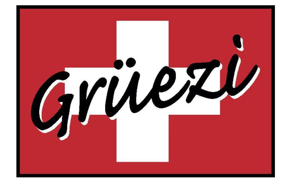 Wash+Dry Grüezi Fussmatte 50x75 cm, Flor Polyamid, Anti-Rutsch