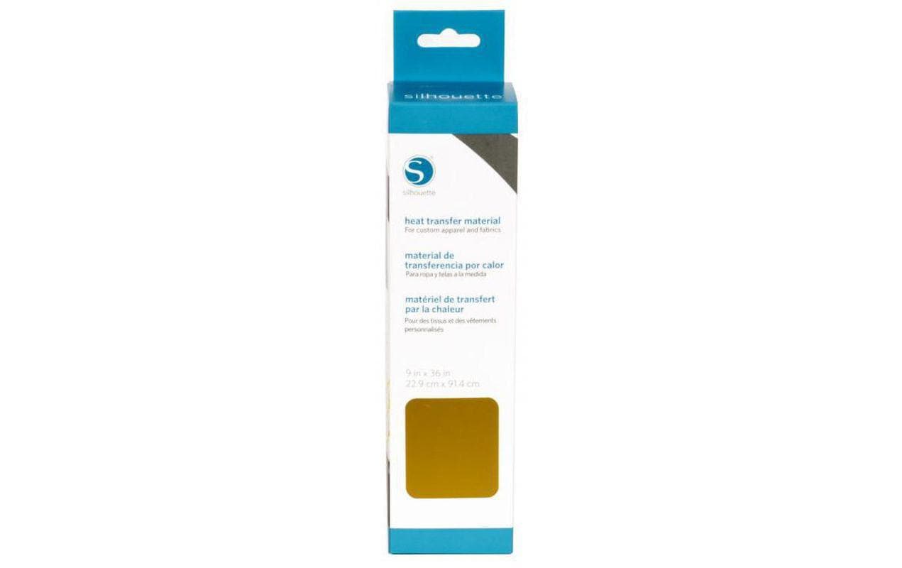 Silhouette Aufbügelfolie glatt, gold 1 Rolle, 22.9 x 91.4 cm