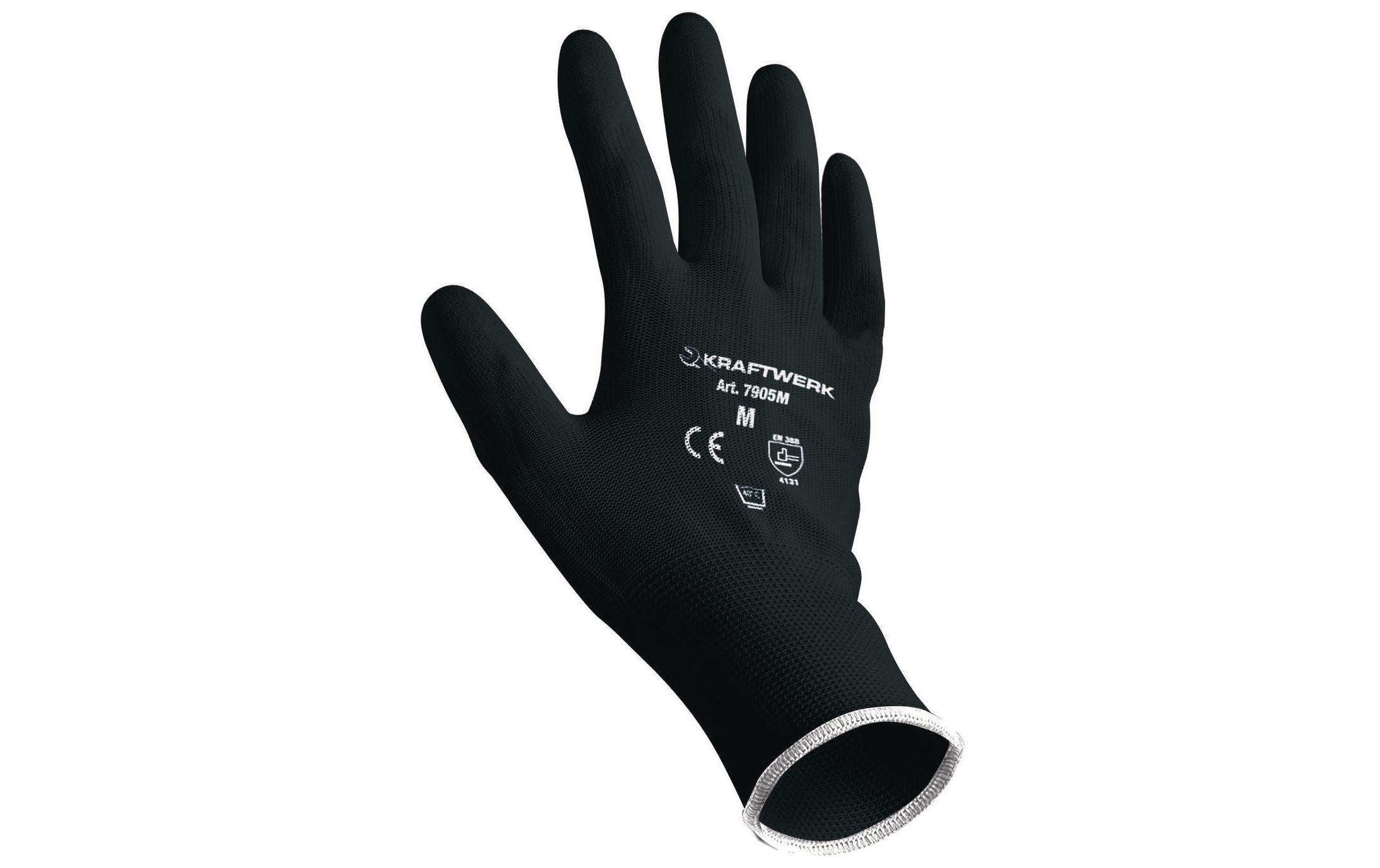 Kraftwerk 7905M PU-Arbeitshandschuhe M 6 Paar