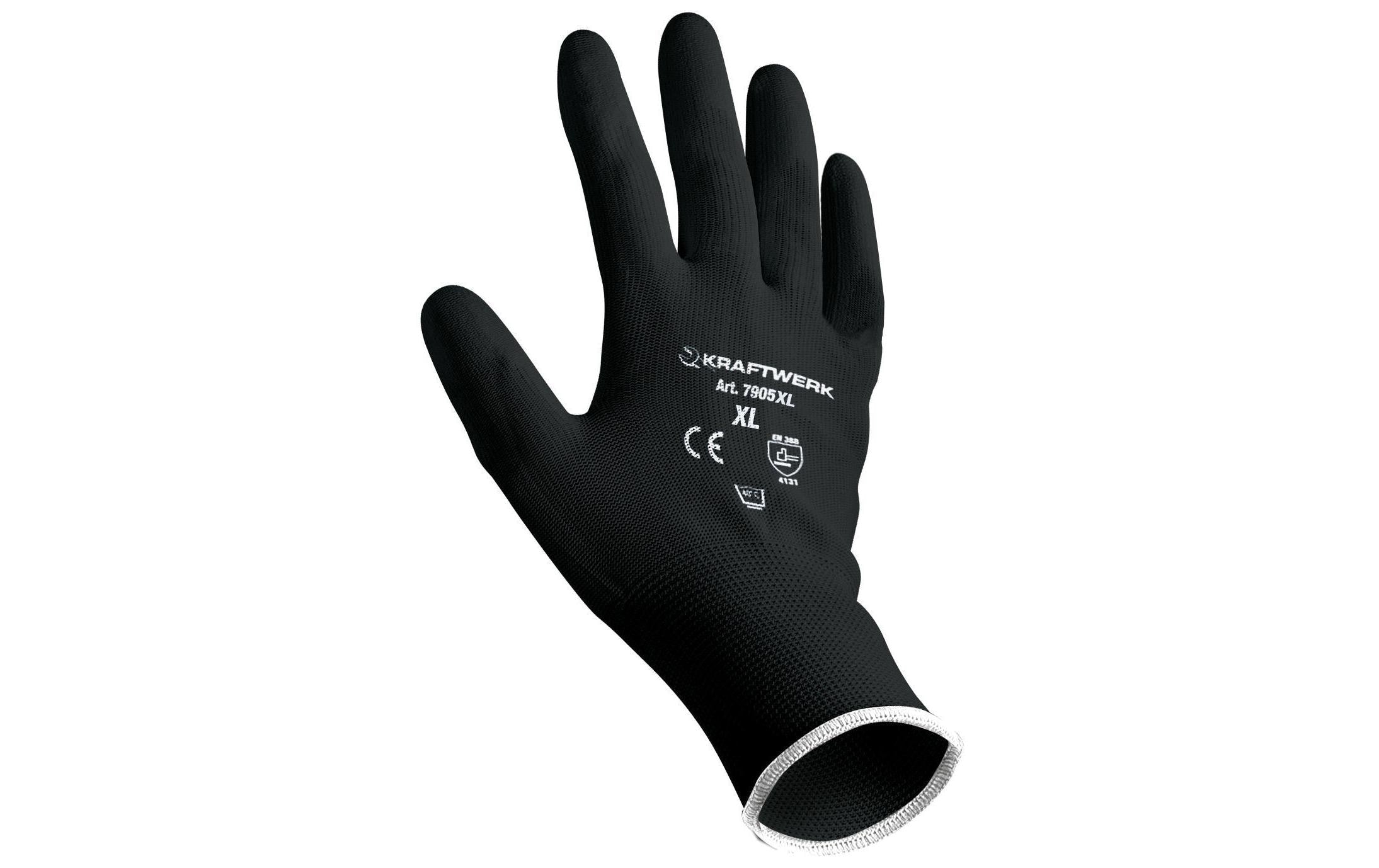 Kraftwerk 7905XL PU-Arbeitshandschuhe XL 12 Paar