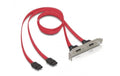eSATA2 Bracket, 2x SATA2-2x eSATA2 Blende