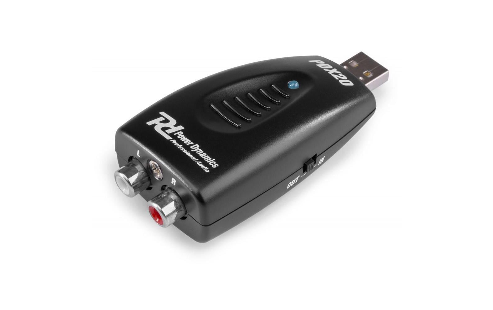 Power Dynamics PDX20 USB/Cinch Audiointerface