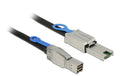 Delock SAS Kabel: SFF8644-SFF8088, 1m externes Kabel, HD Mini-SAS auf Mini-SAS