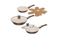 Genius Cerafit Granit Pfannen Set 7tlg. Durchmesser 20/24/28cm